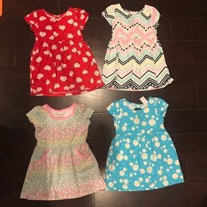 Lot of 11- toddler girls dresses&rompers 2T